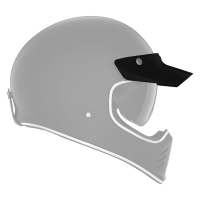 NOX KASK CZĘŚCI DASZEK DO KASKU SEVENTY II KOLOR CZARNY