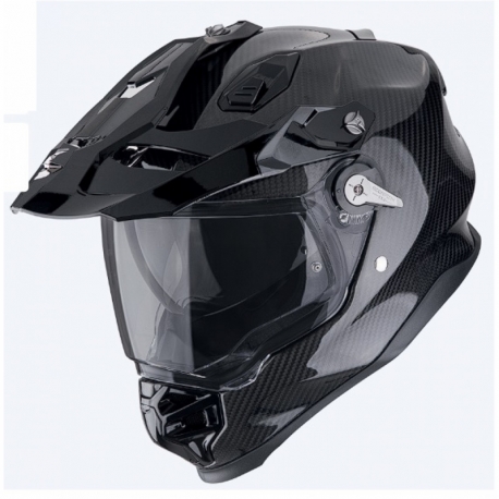 SCORPION KASK DUAL ENDURO / ADVENTURE ADF-9000 CARBON AIR SOLID KOLOR KARBON ROZMIAR L