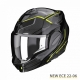 SCORPION KASK SZCZĘKOWY (SZCZĘKA DO TYŁU) EXO-TECH ANIMO BLACK-NEON YELLOW KOLOR CZARNY/ŻÓŁTY FLUO ROZMIAR XXL