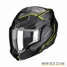 SCORPION KASK SZCZĘKOWY (SZCZĘKA DO TYŁU) EXO-TECH ANIMO BLACK-NEON YELLOW KOLOR CZARNY/ŻÓŁTY FLUO ROZMIAR XXL