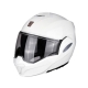 SCORPION KASK SZCZĘKOWY (SZCZĘKA DO TYŁU) EXO-TECH SOLID KOLOR BIAŁY ROZMIAR L