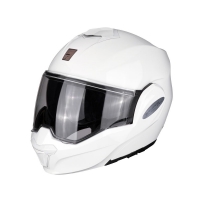 SCORPION KASK SZCZĘKOWY (SZCZĘKA DO TYŁU) EXO-TECH SOLID KOLOR BIAŁY ROZMIAR XL