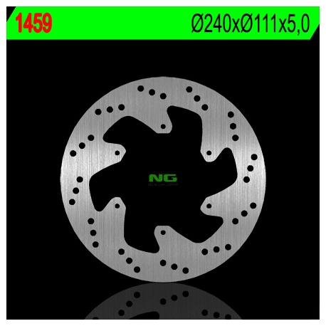 NG TARCZA HAMULCOWA TYŁ KTM 990 ADVENTURE ABS '06-'13 (240X111X5) (6X6,5MM)