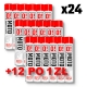 OMOTO ZESTAW 36 SZTUK SPRAY ZMYWACZ DO HAMULCÓW 750ML O! BRAKE CLEANER AND MONTAGE CLEANER + 12 SZTUK PO 1 ZŁ SPRAY ZMYWACZ DO H
