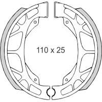 BRENTA SZCZĘKI HAMULCOWE DAELIM / HONDA / KYMCO / PEUGEOT / SYM (110x25mm) (FT 01200)