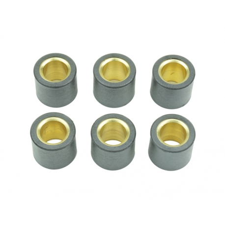 ATHENA ROLKI WARIATORA 6 SZT. 19X17 MM 15.5 GR APRILIA SR 125 / 150, DERBI BOULEVARD 125 / 150 / 200, GILERA DNA / RUNNER 125 / 