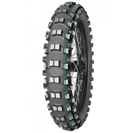 MITAS OPONA 100/90-19 TERRA FORCE MX-SM 57M TT SUPER LIGHT (ZIELONY PASEK) TYŁ DOT 37/2022 (26650) WYCOFANE