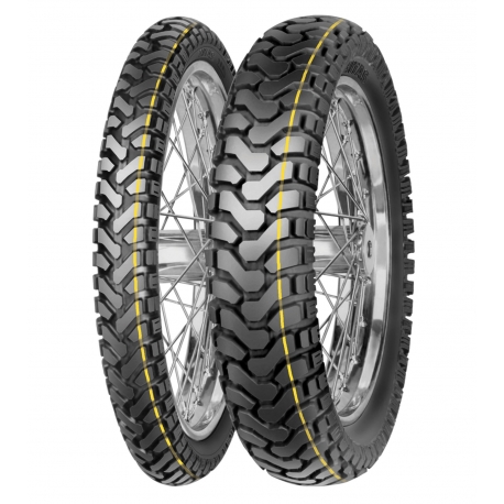 MITAS OPONA 140/80-18 E-07 70T TL DAKAR (ŻÓŁTY PASEK) TYŁ DOT 42/2022 (24429) WYCOFANE (ZAMIENNIK:70001007)