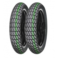 MITAS OPONA 130/80-19 (27X7-19) H-18 SS FLAT TRACK NHS TT PRZÓD/TYŁ DOT 2022 (DOT:CTDD) (PODWÓJNY ZIELONY PASEK) (23408) WYCOFAN
