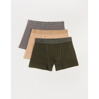 DIVERSE (2025) BOKSERKI DKR OFFICIAL 3PACK 2 KHAKI ROZMIAR M