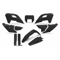 UFO KOMPLET PLASTIKÓW (FULL KIT) Z OSŁONAMI TELESKOPÓW (AMORTYZATORÓW) HUSQVARNA TE 150 / 250 / 300 '24-'25, FE 250 / 350 / 450 