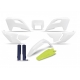 UFO KOMPLET PLASTIKÓW (FULL KIT) Z OSŁONAMI TELESKOPÓW (AMORTYZATORÓW) HUSQVARNA TE 150 / 250 / 300 '24-'25, FE 250 / 350 / 450 