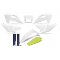 UFO KOMPLET PLASTIKÓW (FULL KIT) Z OSŁONAMI TELESKOPÓW (AMORTYZATORÓW) HUSQVARNA TE 150 / 250 / 300 '24-'25, FE 250 / 350 / 450 