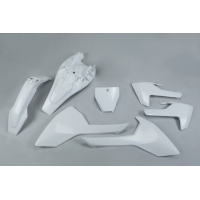 UFO KOMPLET PLASTIKÓW HUSQVARNA TC 85 '18-'24 KOLOR OEM (BIAŁY) (HU620E999)