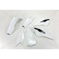 UFO KOMPLET PLASTIKÓW HUSQVARNA TE/FE 125/250/300/350/450 '14 KOLOR OEM (BIAŁY) (HU614E999)