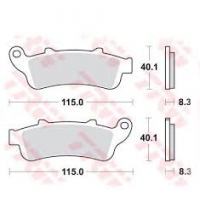 TRW ZF KLOCKI HAMULCOWE KH261 KH281 SINTER STREET HONDA NT 650 V 02-05, VFR 800 98-05, XL 1000 V 99-03 STX 1300 02-08, GL 1800 0