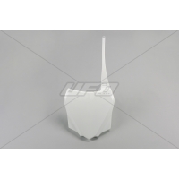 UFO TABLICA NA NUMER STARTOWY KAWASAKI KX 85 '14-'25, KX 100 '14-'21, KX 112 '22-'25 KOLOR BIAŁY