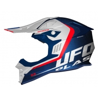 UFO KASK INTREPID CROSS KOLOR BIAŁY/NIEBIESKI/CZERWONY FLUO ROZMIAR XL ( ECE 22R06 ) - KOLEKCJA 2024
