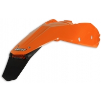 UFO BŁOTNIK TYŁ KTM SX '07-'10, EXC '08-'11 Z LAMPKĄ KOLOR POMARAŃCZOWY ( ENDURO Z LAMPKĄ LED )