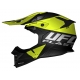UFO KASK INTREPID CROSS KOLOR CZARNY/ŻÓŁTY FLUO ROZMIAR L ( ECE 22R06 ) - KOLEKCJA 2024