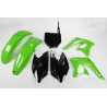 UFO KOMPLET PLASTIKÓW KAWASAKI KXF 250 '08 KOLOR OEM (ZIELONY/CZARNY) (KA210E999)