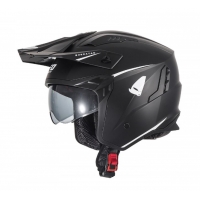 UFO KASK SHERATAN JET / TRIAL Z BLENDĄ PRZECIWSŁONECZNĄ KOLOR CZARNY ROZMIAR L ( ECE 22R06 ) - KOLEKCJA 2024