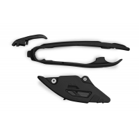UFO KOMPLET ŚLIZG + PROWADNICA ŁAŃCUCHA KTM SX 125 / 250 / 300 '23-'25, SXF (SX-F) 250 / 350 / 450 '23-'25, EXC 150 / 250 / 300 