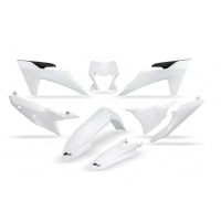 UFO KOMPLET PLASTIKÓW KTM EXC 150 / 250 / 300 TBI '24-'25, EXC-F 250 / 350 / 450 / 500 '24-'25 KOLOR BIAŁY