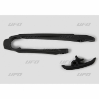 UFO ŚLIZG ŁAŃCUCHA (MAŁY I DUŻY) KTM EXC/EXCF TPI '12-'20 KOLOR CZARNY