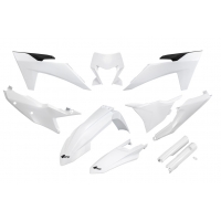 UFO 2024/11 KOMPLET PLASTIKÓW (FULL KIT) Z OSŁONAMI TELESKOPÓW (AMORTYZATORÓW) KTM EXC 150 / 250 / 300 TBI '24-'25, EXC-F 250 / 