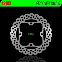 NG TARCZA HAMULCOWA TYŁ KAWASAKI Z750/800/1000 '07-'16, ZZR 1400 '06-'15 (250X110X5,5) (4X10,5MM) WAVE