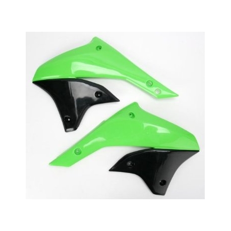 UFO OSŁONY CHŁODNICY KAWASAKI KLX 450R '07-'25 KOLOR ZIELONY