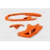 UFO KOMPLET ŚLIZG (MAŁY I DUŻY) + PROWADNICA ŁAŃCUCHA KTM SX/SXF '16-'21 ( Z WYJĄTKIEM SX 250 '16) KOLOR POMARAŃCZOWY