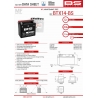 BS AKUMULATOR BTX14-BS (YTX14-BS) 12V 12AH 150X87X145 BEZOBSŁUGOWY - ELEKTROLIT OSOBNO (200A) (4) UE2019/1148