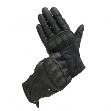 RĘKAWICE SKÓRZANO-TEKSTYLNE BROGER FLORIDA BLACK XXL