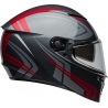 KASK MOTOCYKLOWY BELL LITHIUM ECE6 JETSTREAM GRAY CANDY RED