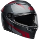 KASK MOTOCYKLOWY BELL LITHIUM ECE6 JETSTREAM GRAY CANDY RED S