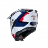 CABERG KASK OFFROAD / TRAIL / ADVENTURE DUOSPORT (DUAL) TANAMI SCRAM Z SZYBKĄ I BLENDĄ KOLOR BIAŁY/CZERWONY/NIEBIESKI (HONDA - H