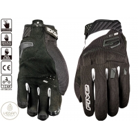 FIVE GLOVES RĘKAWICE TEKSTYLNE DAMSKIE RS3 EVO WOMAN KOLOR CZARNY ROZMIAR 8