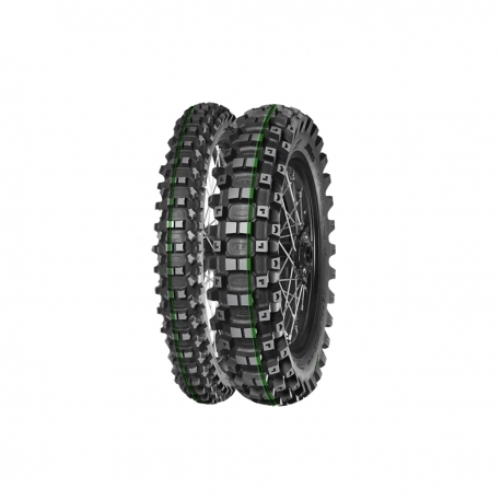 MITAS OPONA 110/100-18 TERRA FORCE-EX MH SUPER LIGHT 64M TT TYŁ (ZIELONY PASEK) DOT 50/2024 (ZAMIENNIK:70000180,70000105)