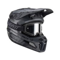 KASK Z GOGLAMI LEATT KIT MOTO 3.5 V23 STEALTH