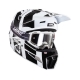 KASK Z GOGLAMI LEATT KIT MOTO 3.5 V24 BLACK/WHITE