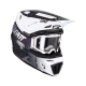 KASK Z GOGLAMI LEATT KIT MOTO 8.5 V24 BLACK/WHITE