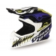 PROGRIP KASK CROSS DZIECIĘCY PG3009 JURASSIC JUNIOR/KID KOLOR BIAŁY/NIEBIESKI/ŻÓŁTY FLUO ROZM. M (3009-361) ( HOMOLOGACJA ECE 22