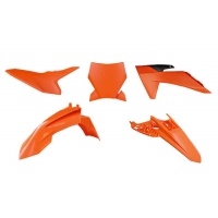 RACETECH (RTECH) KOMPLET PLASTIKÓW KTM SX 50 '24-'25 KOLOR POMARAŃCZOWY / CZARNY