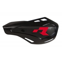 RACETECH (RTECH) OSŁONY RĄK (HANDBARY) HP1 KOLOR CZARNY (Z MOCOWANIAMI Z OSŁONAMI POMP SPRZĘGŁA I HAMULCA NISSIN)