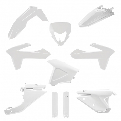 POLISPORT KOMPLET PLASTIKÓW (FULL KIT) SHERCO SE/SEF '25-'26 W ZESTAWIE OSŁONA LAMPY (8681100002) I OSŁONY AMORTYZATORÓW (835290