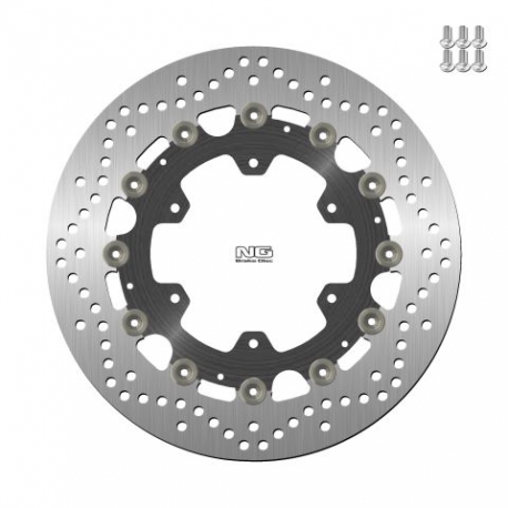 NG TARCZA HAMULCOWA PRZÓD BMW K1100LT/RS '89-00, R1100GS/R '93-94, R1100R/RT/RS '92-01 (305x118x5MM) (6X9,0MM) PŁYWAJĄCA (ŚRODEK