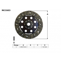 TRW ZF TARCZA SPRZĘGŁOWA BMW K 75 C / RT / S 85-96, (EBS6604)