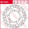 TRW ZF TARCZA HAMULCOWA PRZÓD HONDA CR 125 / 250 95-07, CRF 250 / 450 R / X 04-14